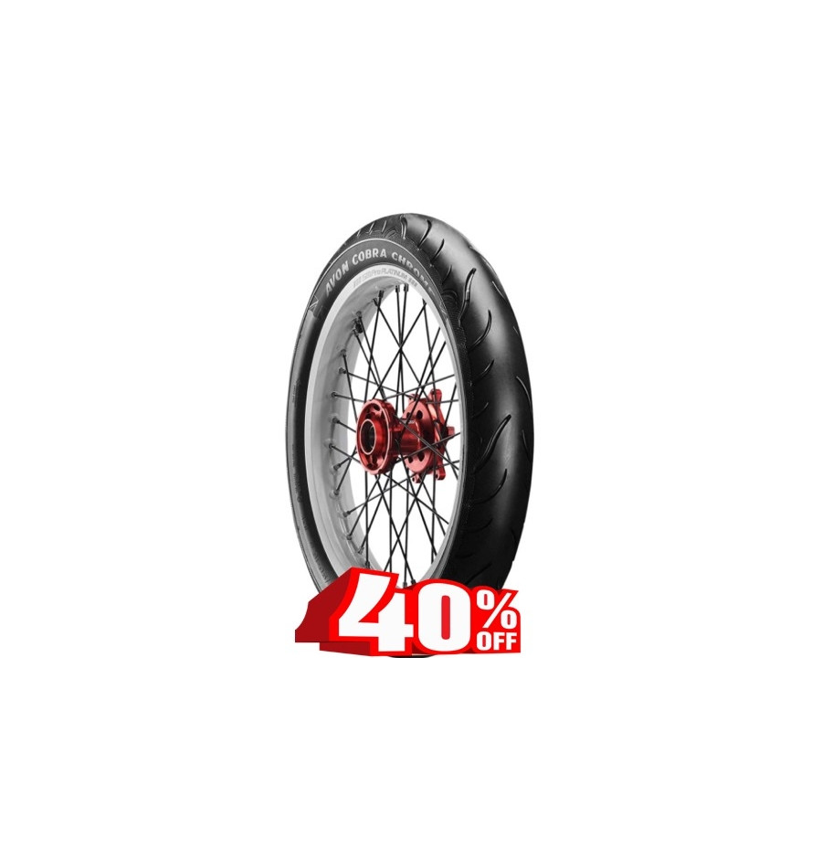 120/70-21 AVON 68V AV91 COBRA CHROME REINFORCED FRONT MOTORCYCLE TIRE