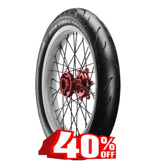 120/70-21 AVON 68V AV91 COBRA CHROME REINFORCED FRONT MOTORCYCLE TIRE