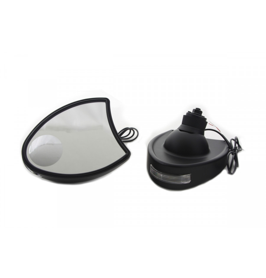 MIROIRS NOIR (FAIRING) AVEC INDICATEURS LED POUR HARLEY DAVIDSON TOURING