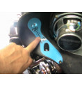 FAIRING MIRROR BLACK WITH LED INDICATORS FOR HARLEY DAVIDSON TOURING