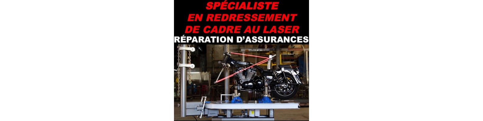 Laser frame straightening